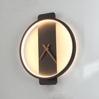 Nordic Wall Clock Lamp