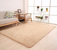 White Plush Area Rug