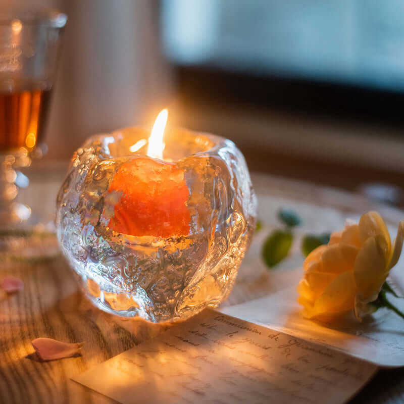 Glass Candle Light Holder