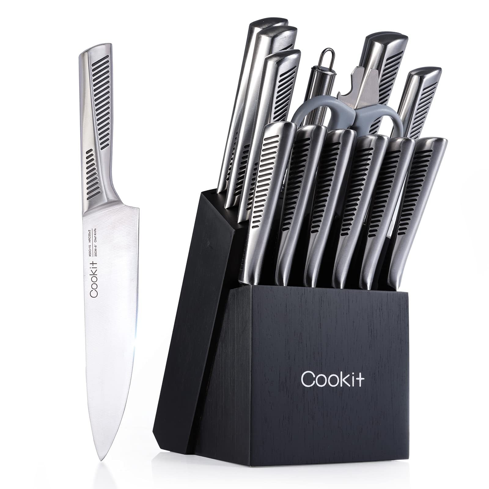 Kitchen Knife Set with Block