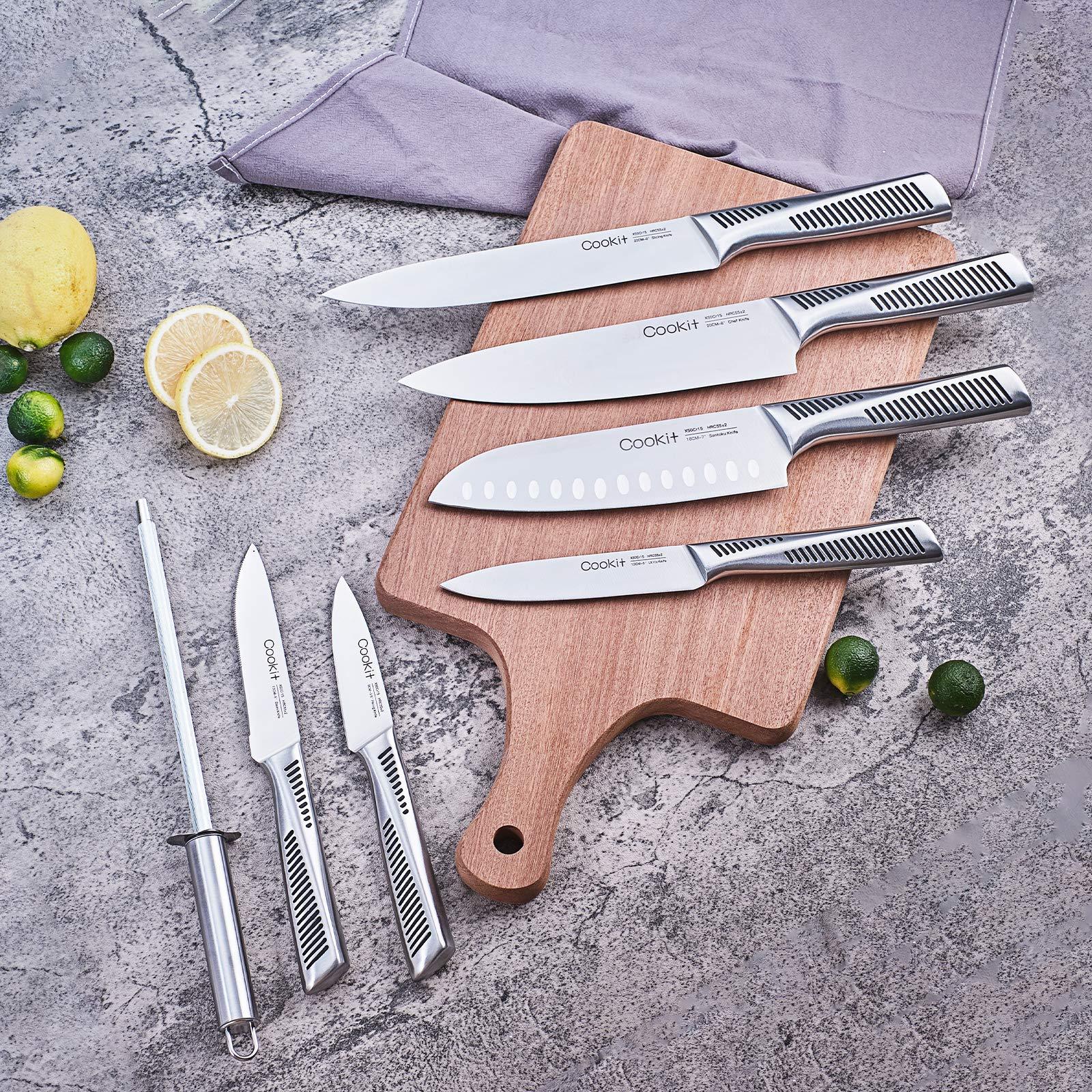 Kitchen Knife Set with Block